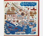 Gibraltar Greeting Card by Julia Gash